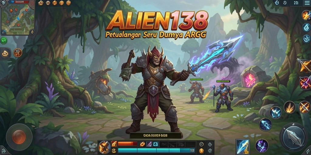 Screenshot utama menampilkan serunya gameplay ARPG di ALIEN138.