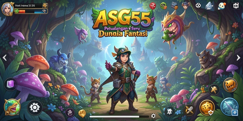 Tampilan gameplay ASG55 yang memukau dan penuh petualangan.