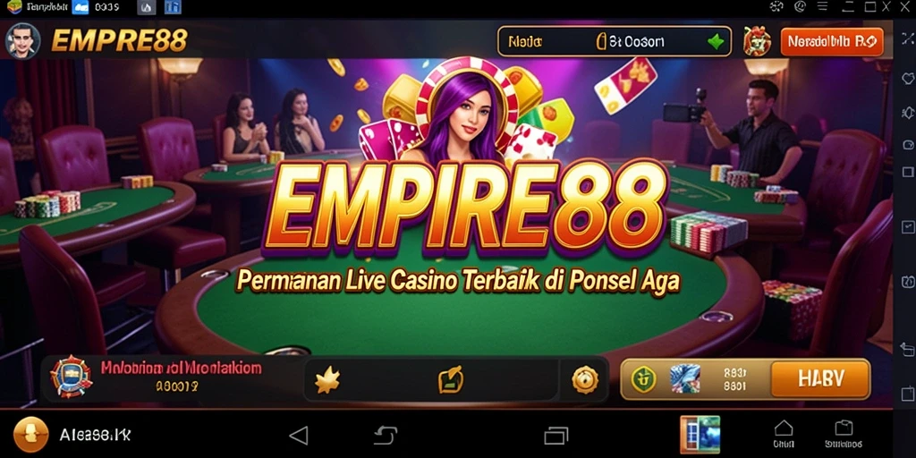 Gameplay menarik dan interaktif di EMPIRE88 Live Casino.