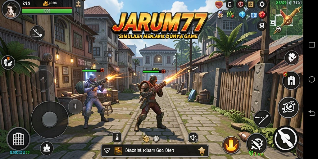 Gameplay JARUM77 dengan elemen simulasi yang menyenangkan.