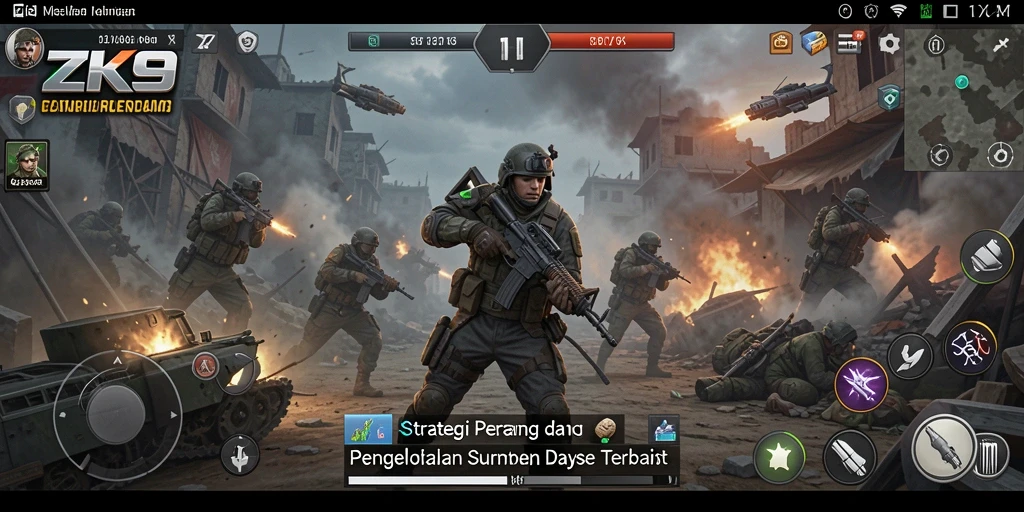 Gameplay ZK9 dengan grafis memukau dan strategi yang mendalam.